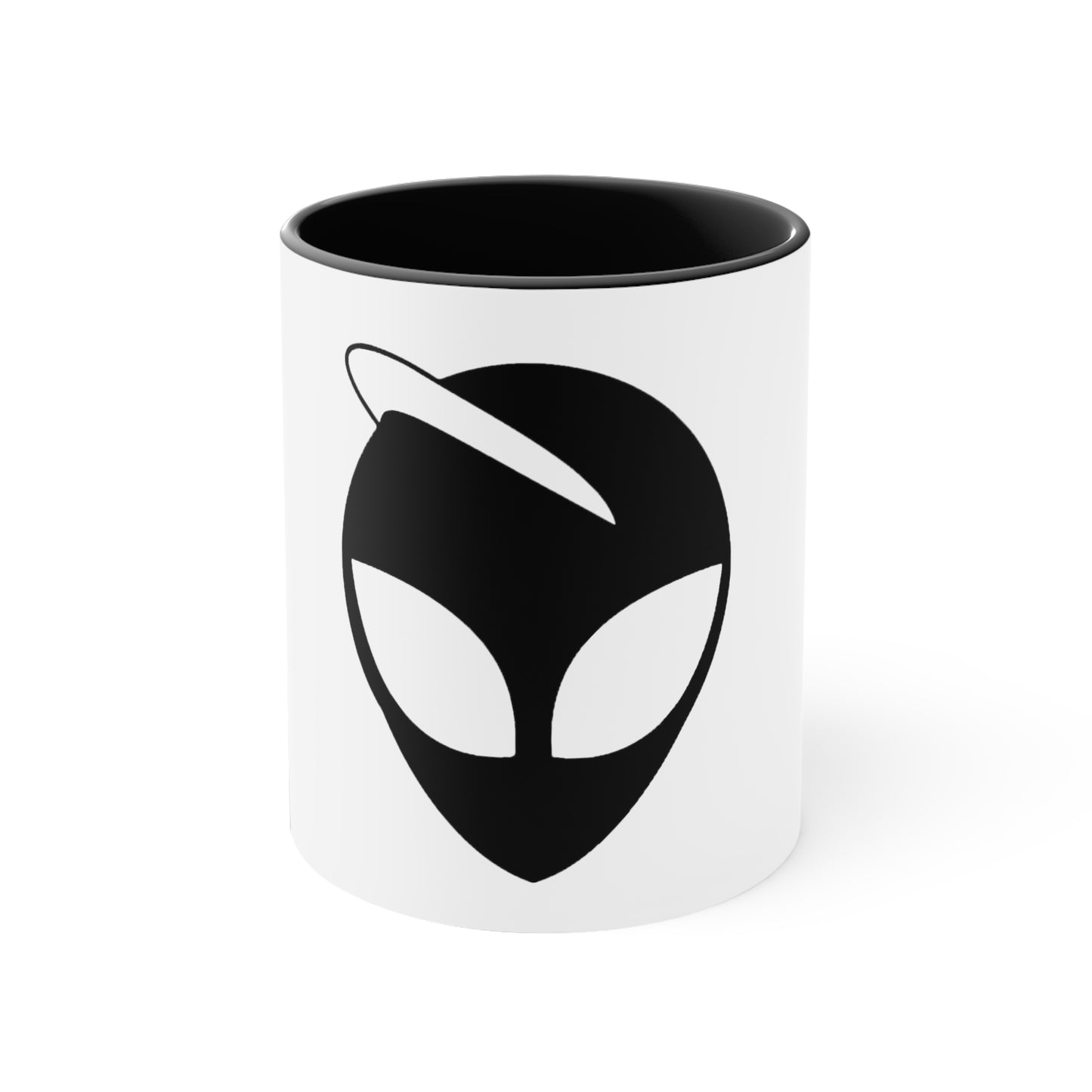 "Aliens Forever" White x Black Accented Mug, 11oz